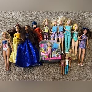 Barbie Doll Collection with Colorful Outfits